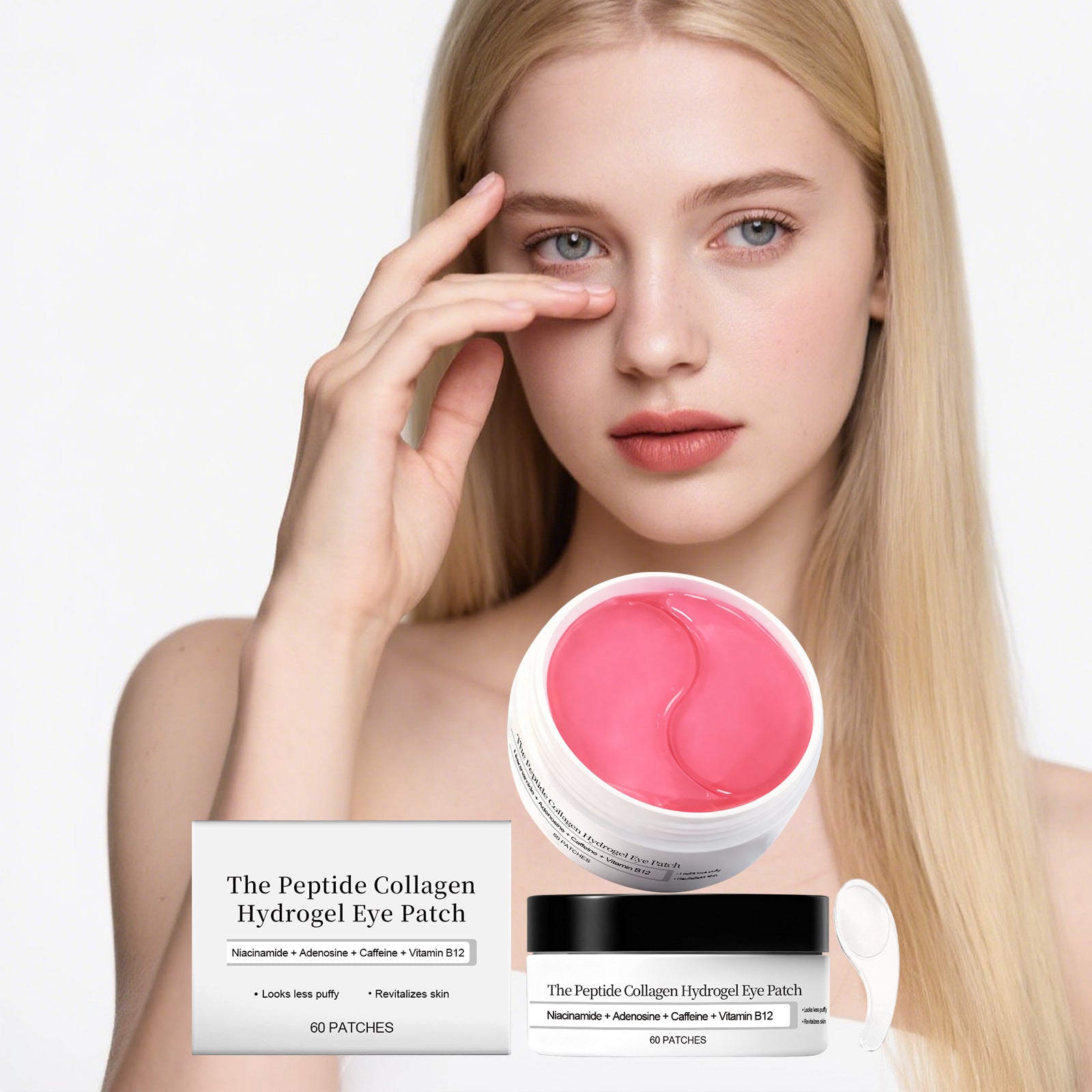Premium Collagen Moisturizing Eye Mask Lightweight and Adhesive for Eye Area