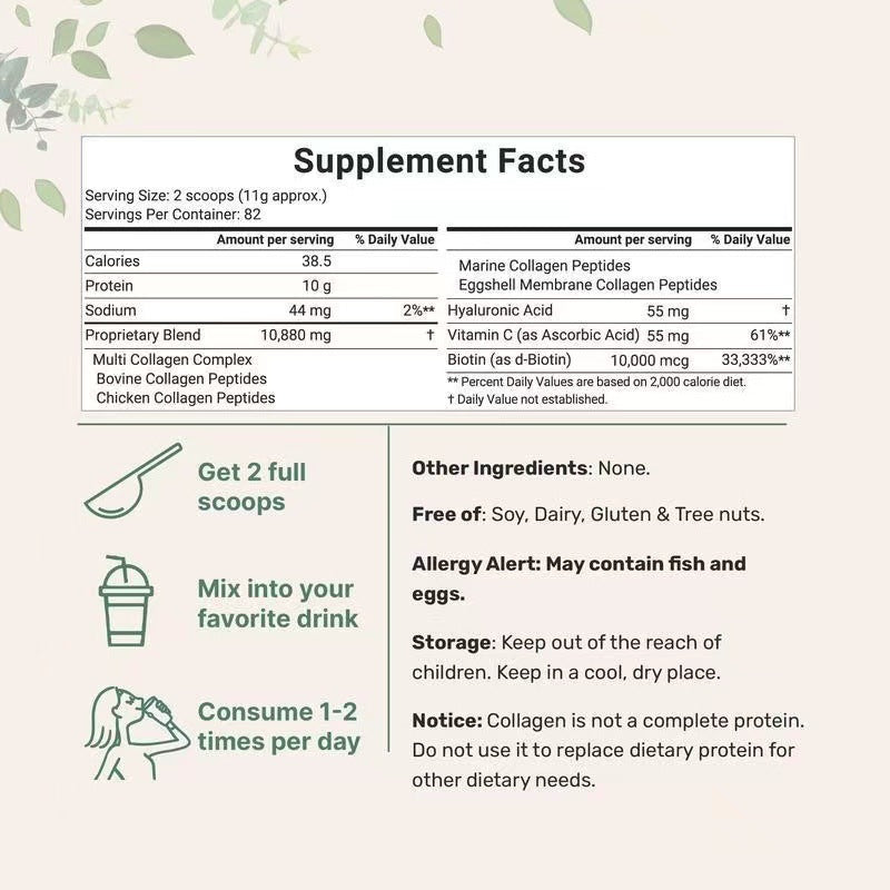 Multi-Collagen Peptides Powder