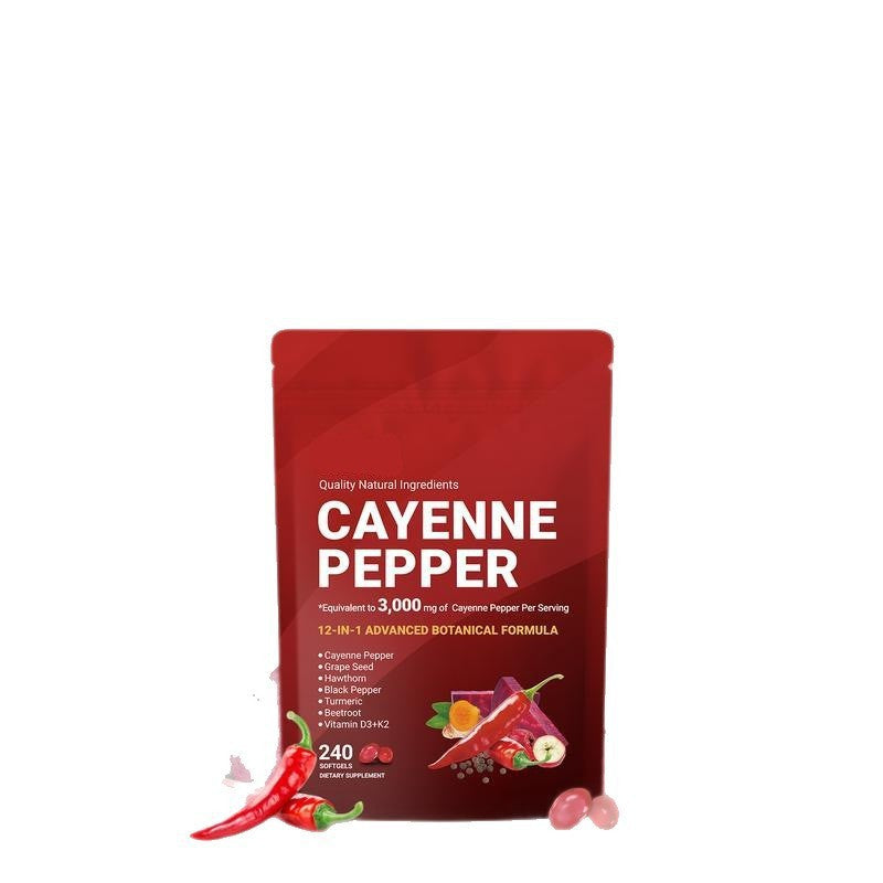 ThermoBurn  Cayenne Pepper Capsules Metabolism & Digestive Support