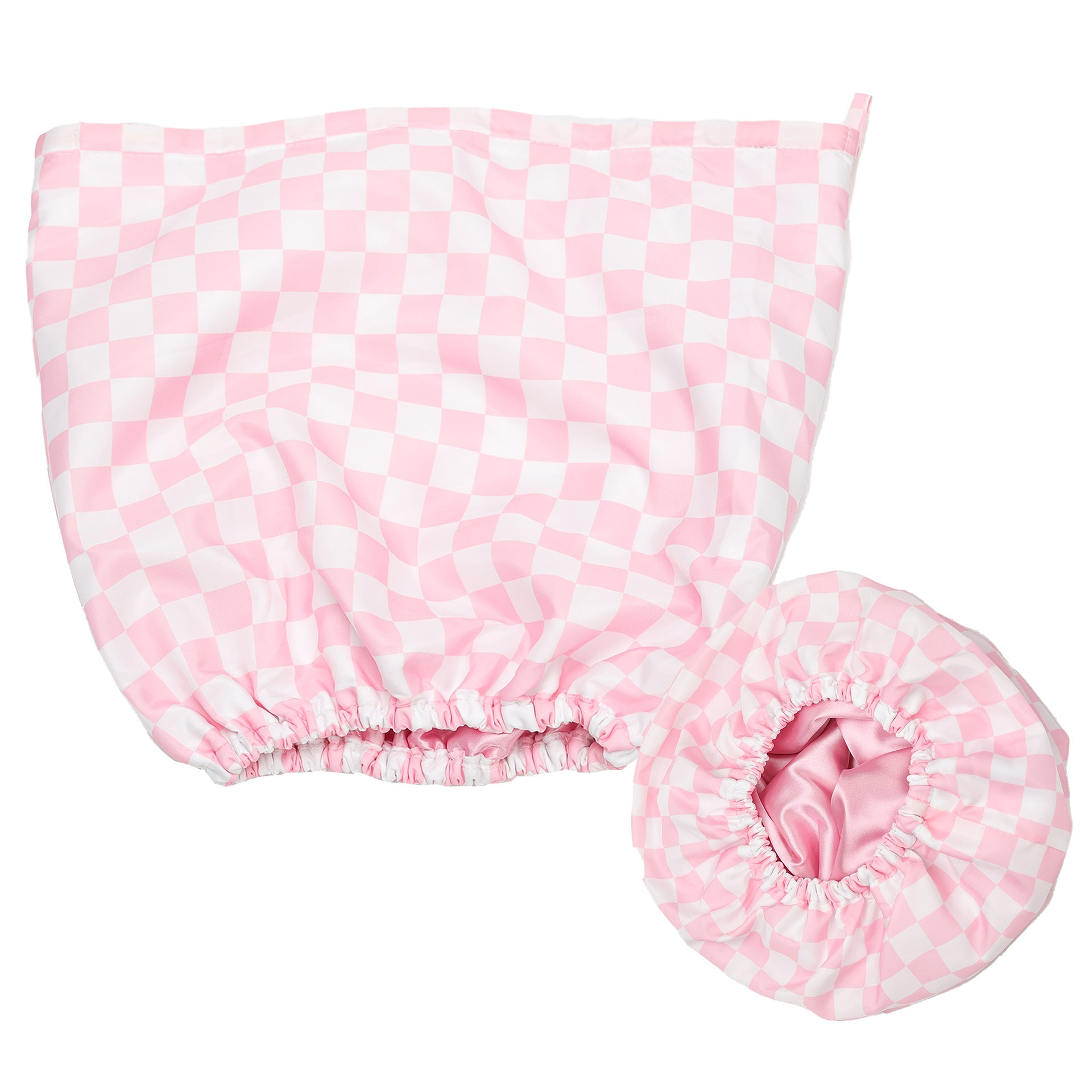 Premium Satin-Lined Hair Protection Cap-Frizz free shower