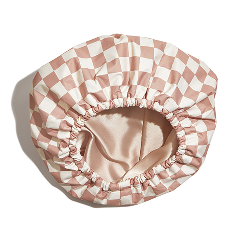 Premium Satin-Lined Hair Protection Cap-Frizz free shower