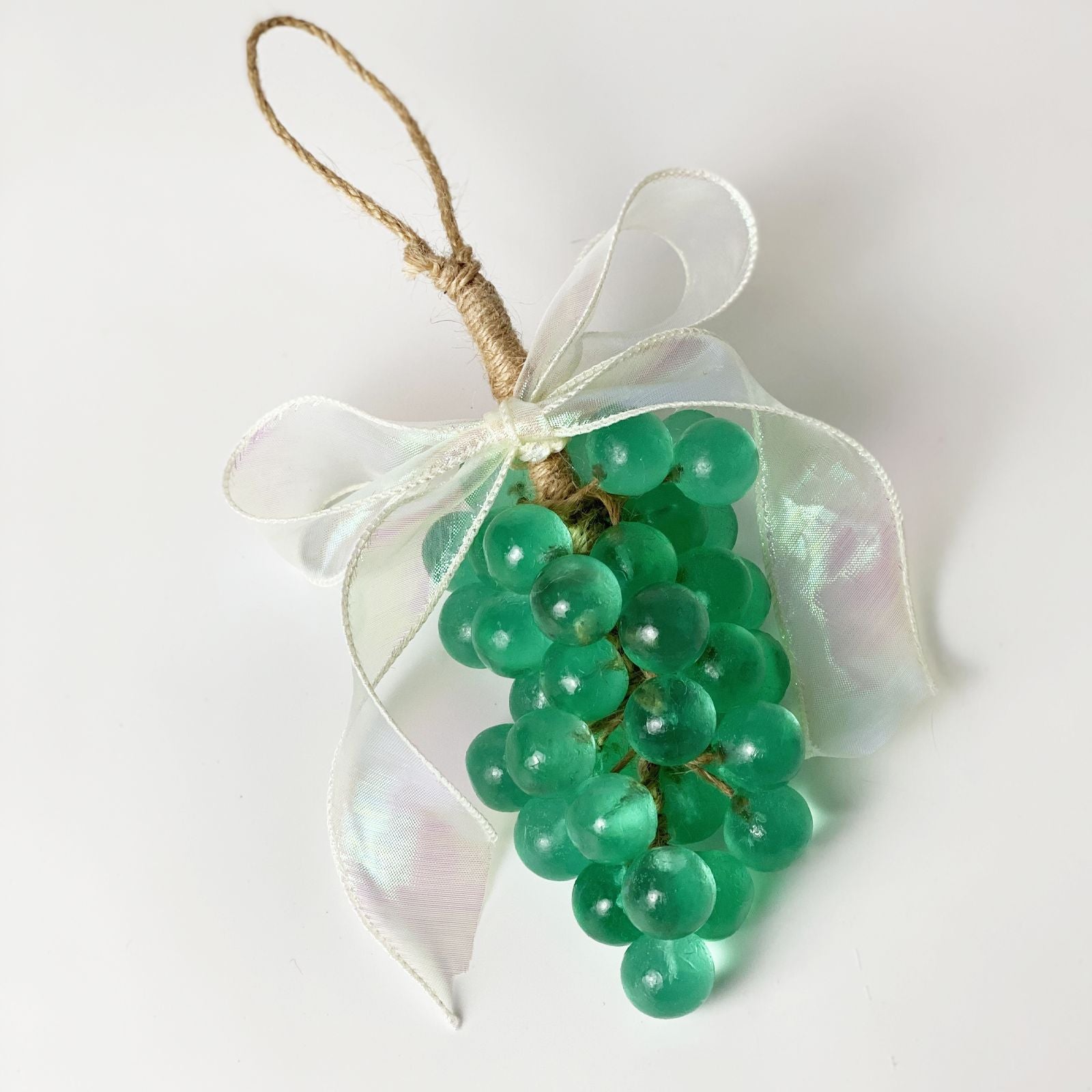 Transparent Crystal Grape Soap Gift Box Set, Handmade Grape Cluster Scented Soap, Aromatherapy Hanging Ornament, Handwashing Soap, Favor Gift