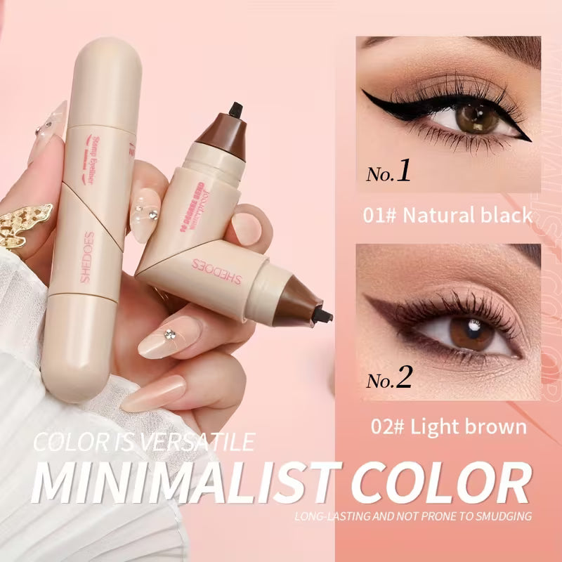 Dual-Ended Winged Eyeliner Stamp & Liner Pen